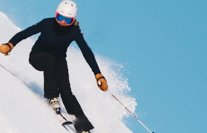 skiing
